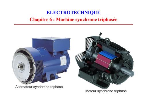 Machines synchrones triphasées by Tehua