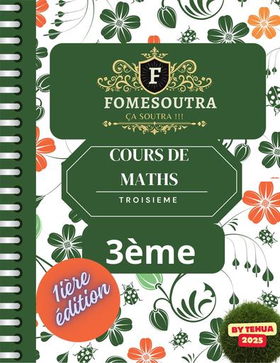 FICHE DE cours apc maths 3ème FICHE 2025 by Tehua