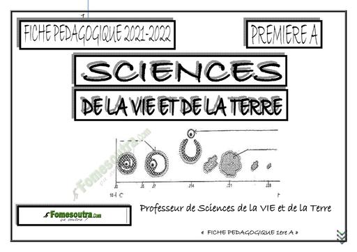 Fiche pedagogique SVT 1ere A APC 2021 2022 by Tehua