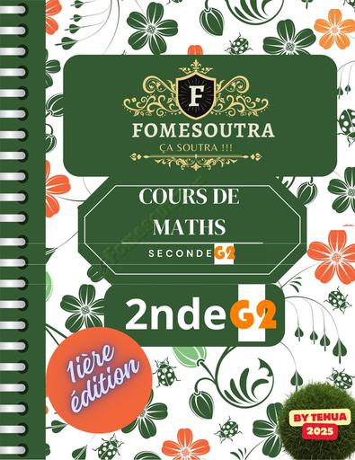 FICHE DE cours apc maths 2nde G2 FICHE 2025 by Tehua