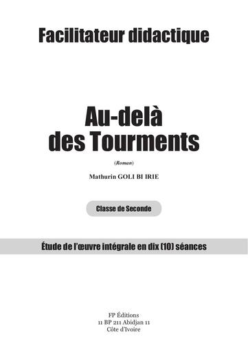 Facilitateur AU DELÀ DES TOURMENTS by Tehua