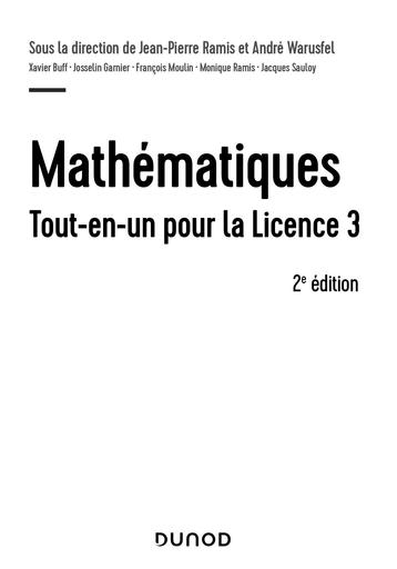 Sup Mathématiques Tout en un pour la Licence 3 Jean Pierre Ramis, André by Tehua