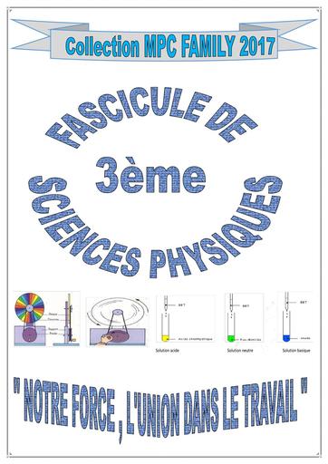 FASCICULE DE PC 3ième