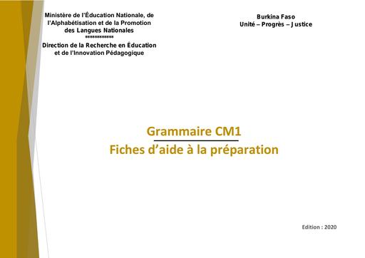 Grammaire cm1 by Tehua