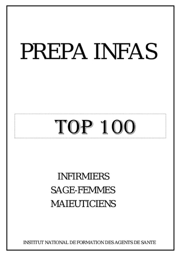 PRÉPA INFAS TOP 100