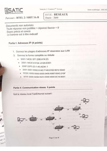 SUJETS RESEAU 2021 ESATIC