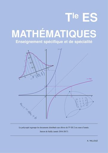 Cours de maths Tle S Yallouz by Tehua