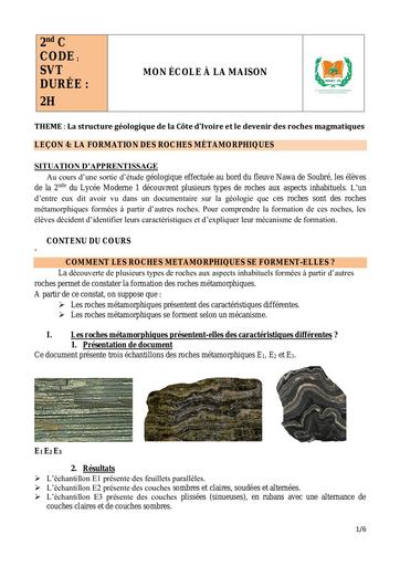 SVT 2nd C_L4_La formation des roches métamorphiques by Tehua.pdf