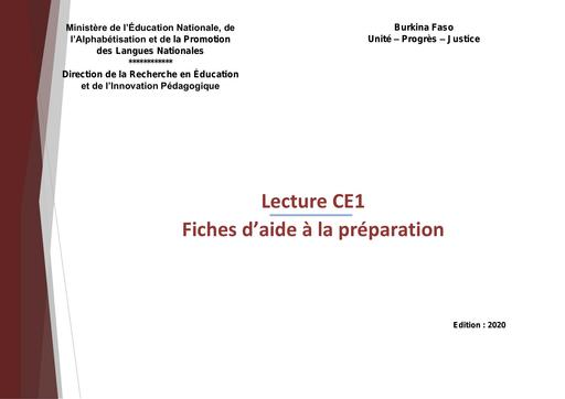 Lecture ce1 by Tehua