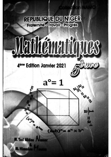 Livre maths 5 ème collection NAMO by Tehua