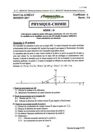 Bac d physique chimie 2017 by TEHUA