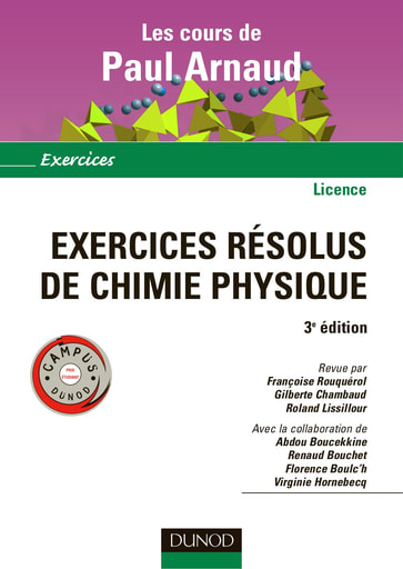 Exercices résolus de Chimie Physique