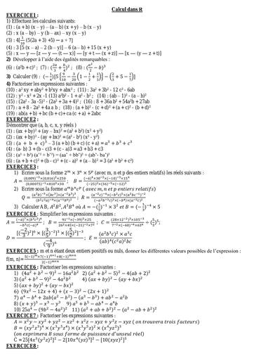 Fiche de Travaux dirigés et devoirs complets Maths 2nde C by Tehua