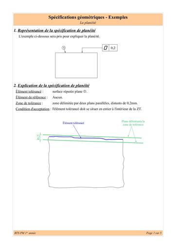 Metrologie Specifications Exemples by Tehua