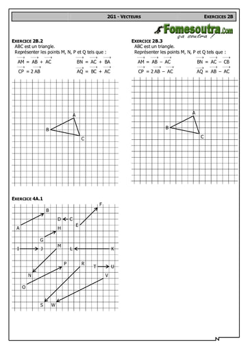 Les Vecteurs 2 - Maths 2nd F2
