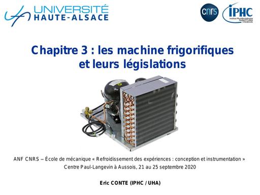 Chapitre 3 Machine frigorifique by Tehua