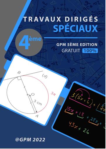 GPM E5 TRAVAUX DIRIGES SPECIAUX 4e by Tehua