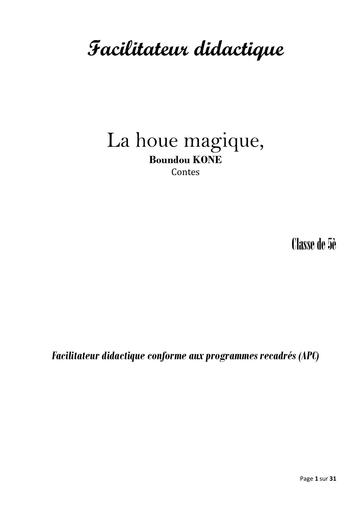 Facilitateur la houe magique by Tehua