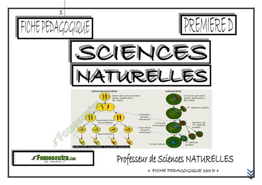 Fiche pedagogique SVT 1ere D APC 2020 2021 by Tehua