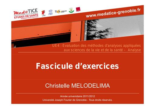 Fascicule d'exercices Maths Tle D by Tehua