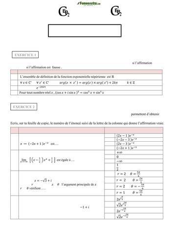 DEVOIR DE MATHS Tle D DEVOIR 3ieme Trimestre Eulalie BLAH 2024 by TEHUA