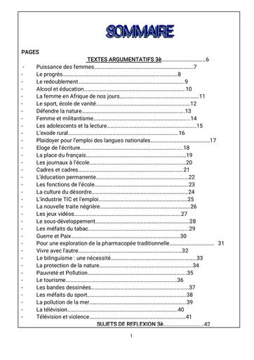 BANQUE DE TEXTES 3è 4è 5è 6è français by Tehua