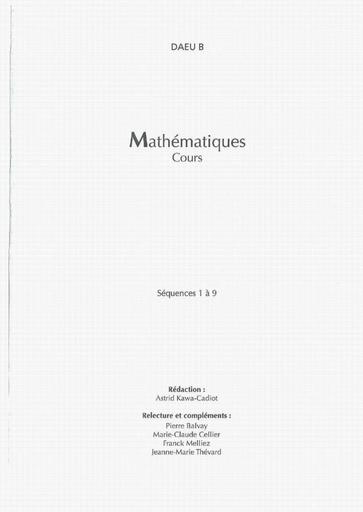 CNED Mathématiques Tle CDE